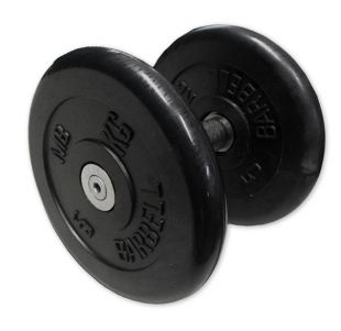 Гантель неразборная Barbell MB-FdbM-B8,5 черная 8,5 кг