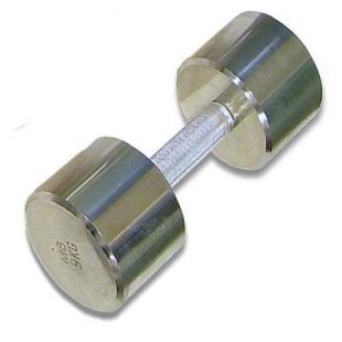 Гантель хромированная Barbell MB-FitM-9 для фитнеса 9 кг