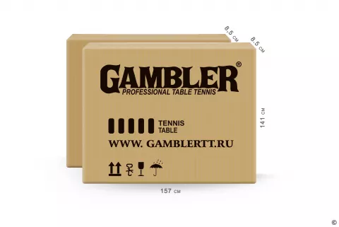 Стол теннисный Gambler Edition Indoor