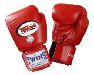 Перчатки боксерские Twins BGVL-3 для муай-тай (красные) 12 oz