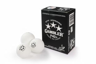 Мячи для настольного тенниса GAMBLER P40+ BALL - 6 PACK
