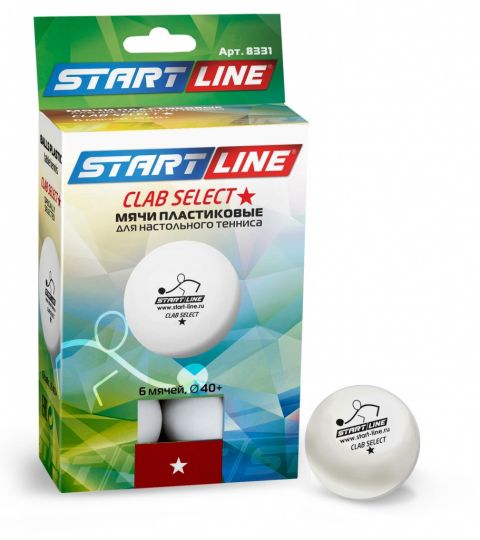 Мячи для настольного тенниса Start Line CLUB SELECT